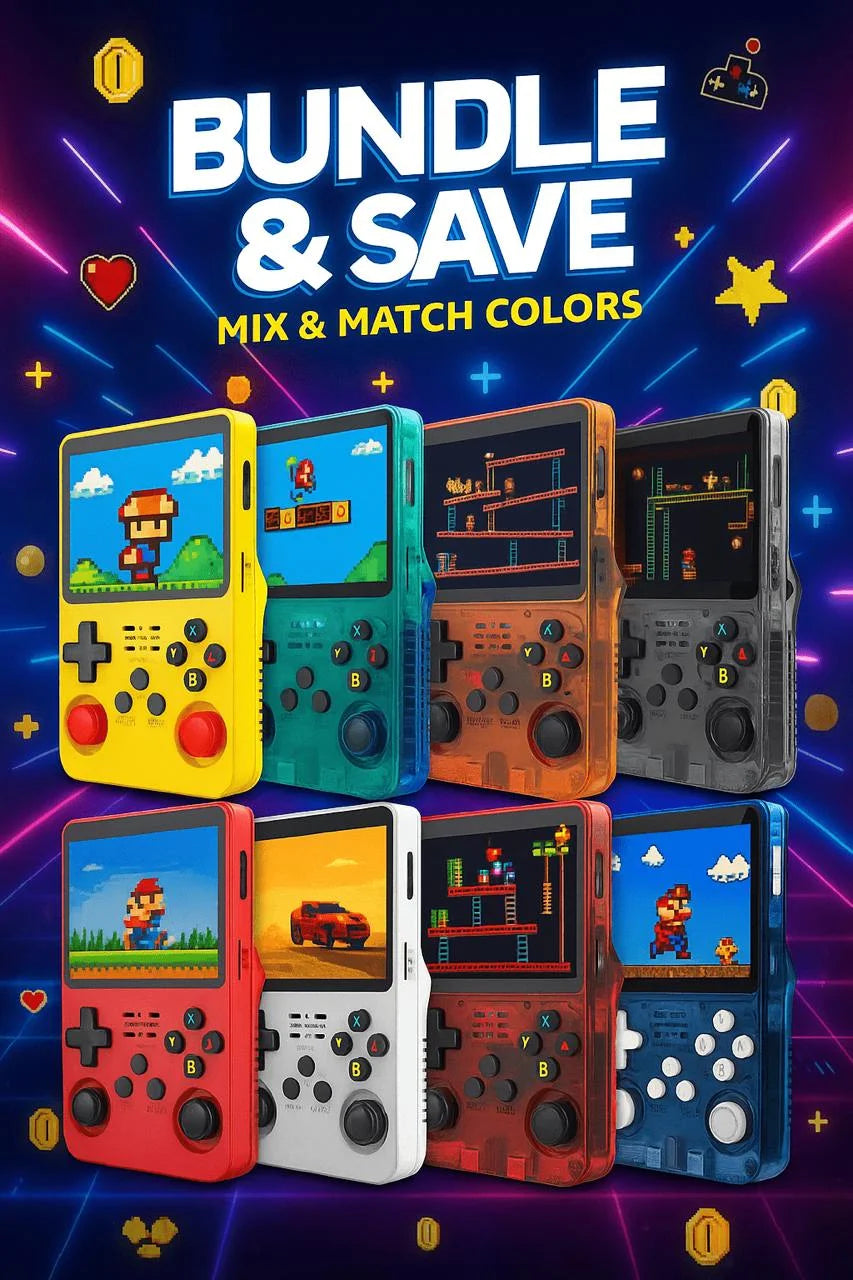 Onix Arena R36S Retro Handheld Game Console – All Colors | Bundle & Save